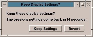 Keep these display settings?